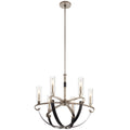 KICHLER 52015CLP Artem Six Light Chandelier Classic Pewter