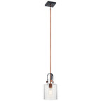 KICHLER 52035ACO Kitner 7" 1 Light Pendant Antique Copper