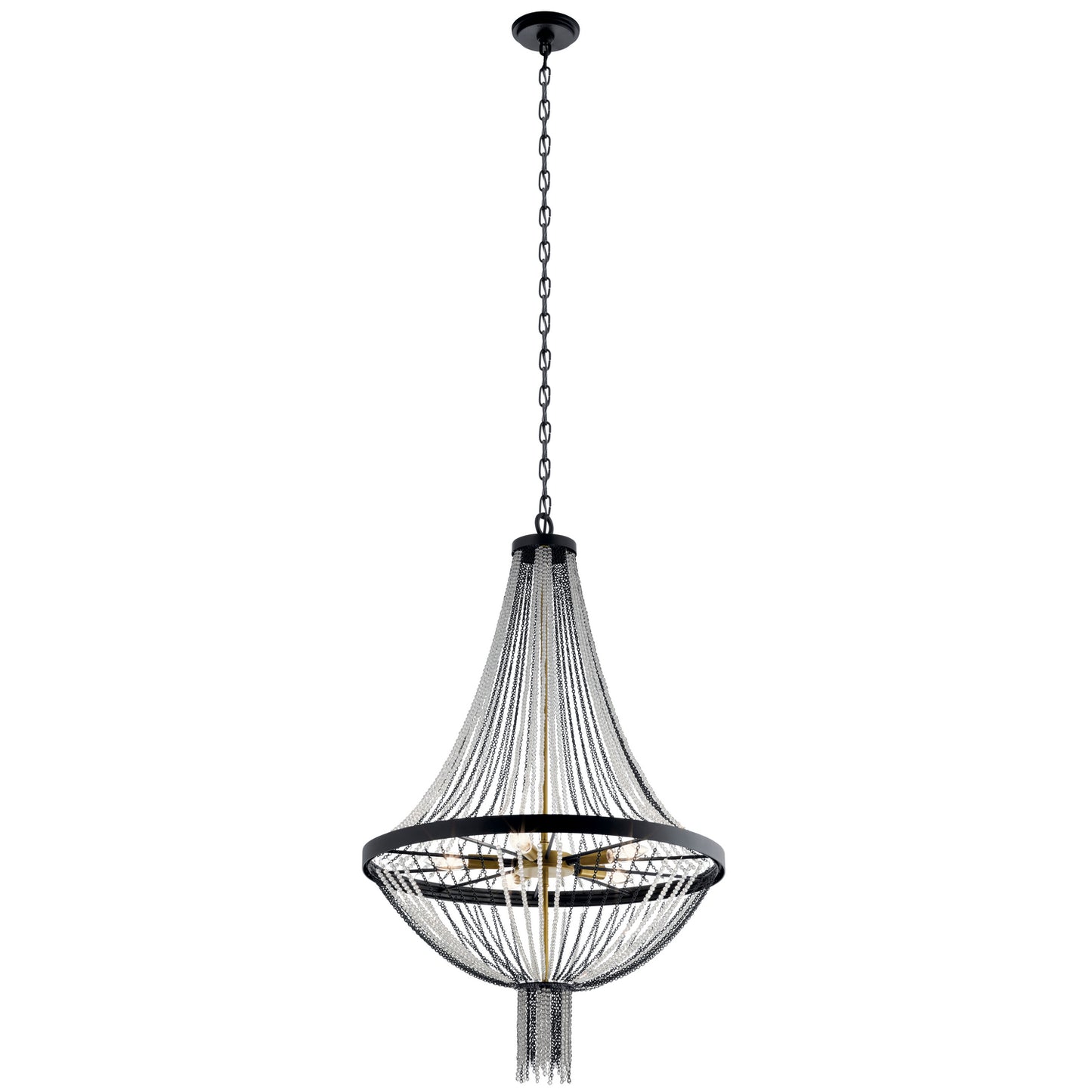 KICHLER 52047BKT Alexia Five Light Chandelier Textured Black
