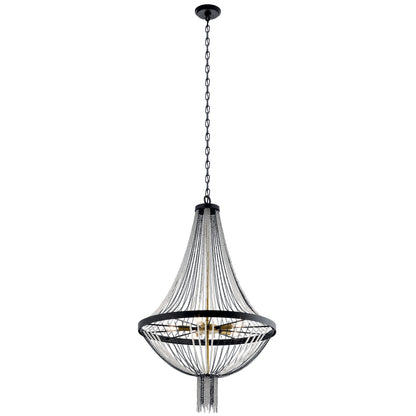 KICHLER 52047BKT Alexia Five Light Chandelier Textured Black