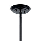 KICHLER 52096BK Elias 9.75" 1 Light Convertible Pendant Black