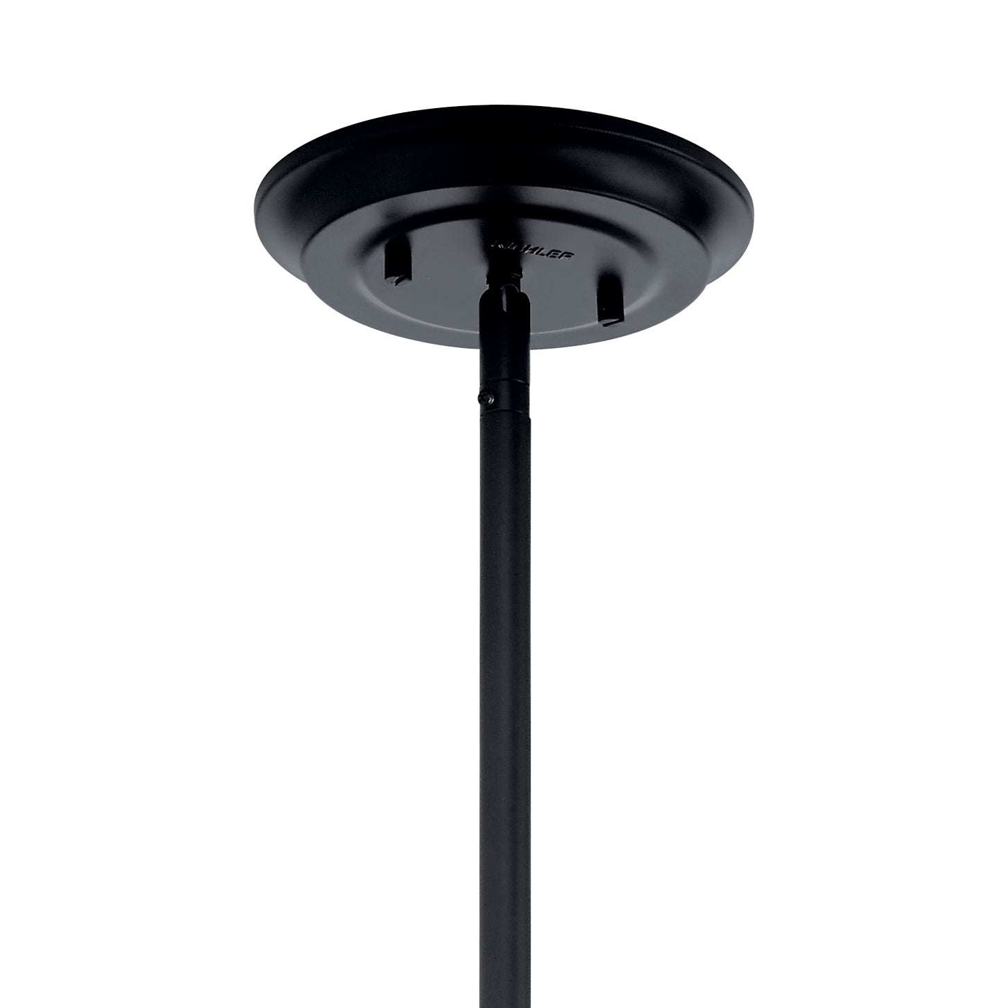 KICHLER 52096BK Elias 9.75" 1 Light Convertible Pendant Black