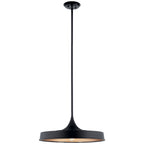 KICHLER 52096BK Elias 9.75" 1 Light Convertible Pendant Black