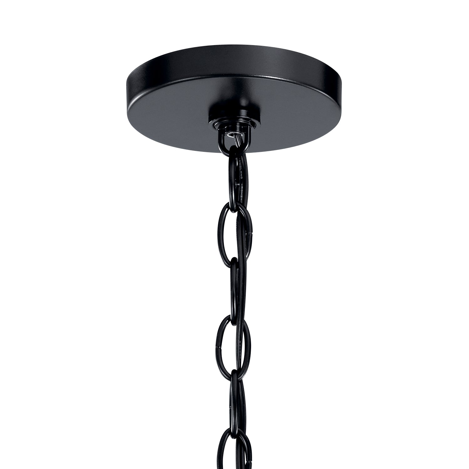 KICHLER 52304BK Capitol Hill 22" 6 Light Chandelier In Black