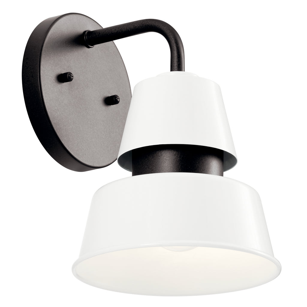 KICHLER 59001WH Lozano 9.75" 1 Light Wall Light White