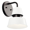 KICHLER 59001WH Lozano 9.75" 1 Light Wall Light White