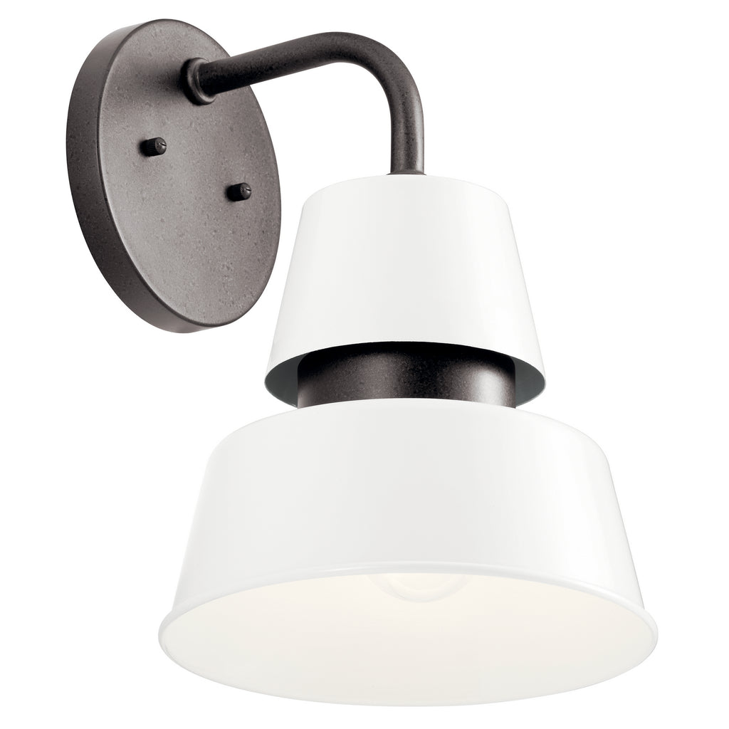 KICHLER 59002WH Lozano 13" 1 Light Wall Light White