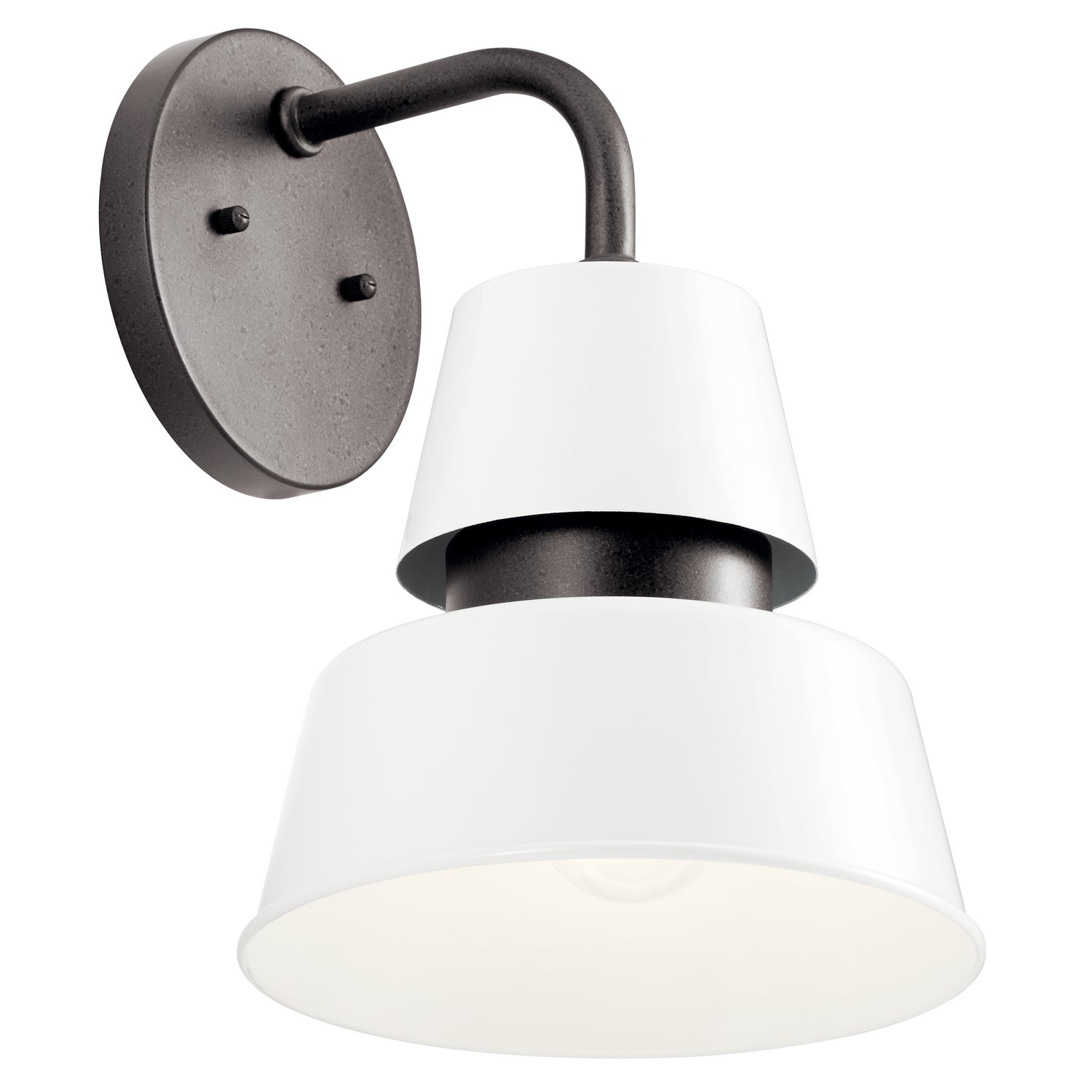 KICHLER 59002WH Lozano 13" 1 Light Wall Light White
