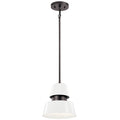 KICHLER 59003WH Lozano 9.5" 1 Light Pendant White