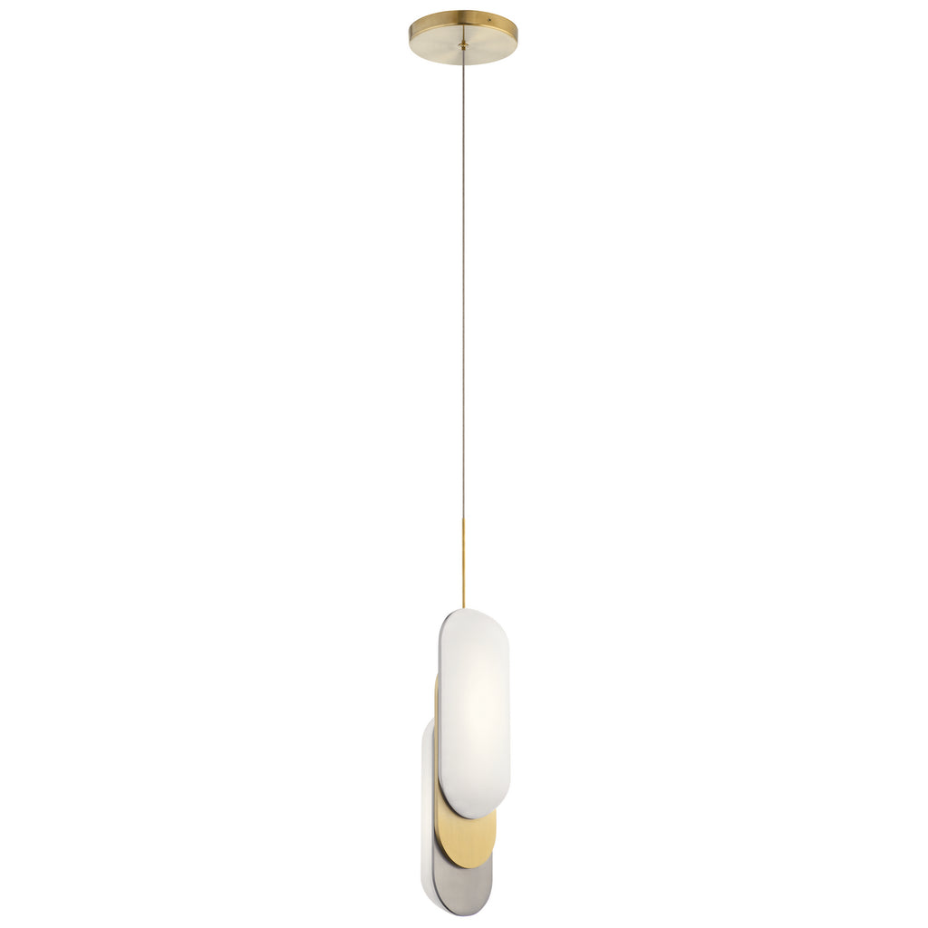 ELAN 83210CG Shima LED 3000K 5.75" Pendant Champagne Gold