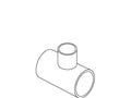 KOHLER Tee, Pvc, 1.5 X 1.5 X 1, K-1005971