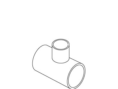 KOHLER Tee, Pvc, 1.5 X 1.5 X 1, K-1005971