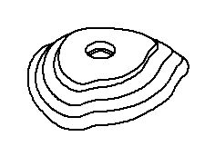 KOHLER Escutcheon, Large - Vibrant Brushed Nickel, K-1006516-BN