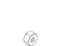 KOHLER Nut, Hex, .313 -24, K-1006835