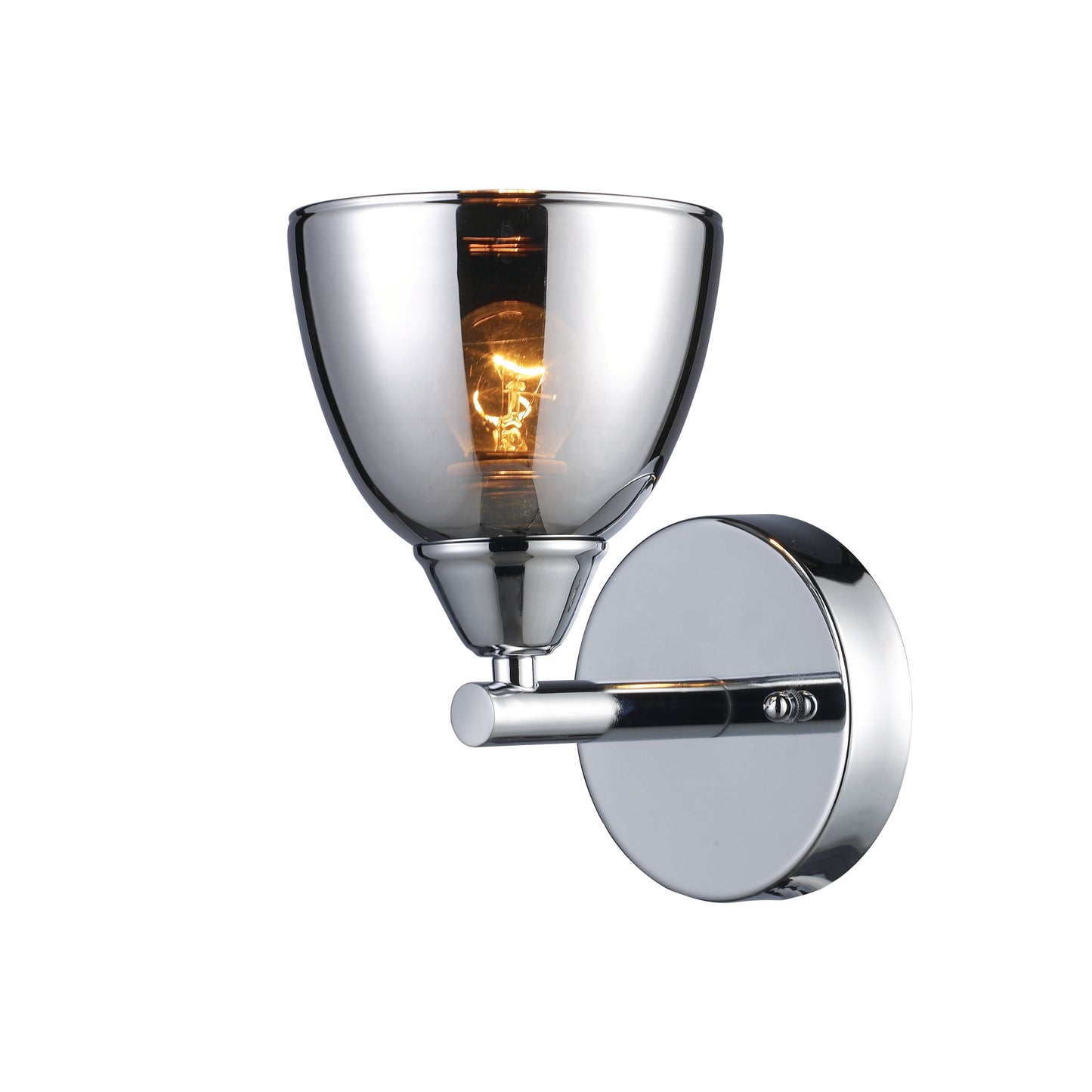 ELK SHOWROOM 10070/1 Reflections 8'' High 1-Light Sconce - Polished Chrome