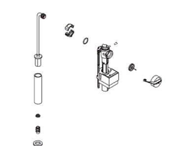 KOHLER Fill Valve Assembly, K-1007490