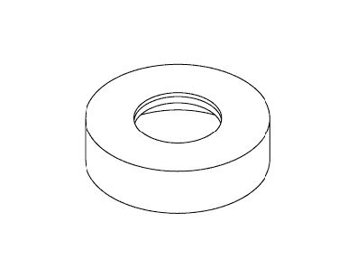 KOHLER Escutcheon, Spout Base - Vibrant Brushed Nickel, K-1007808-BN