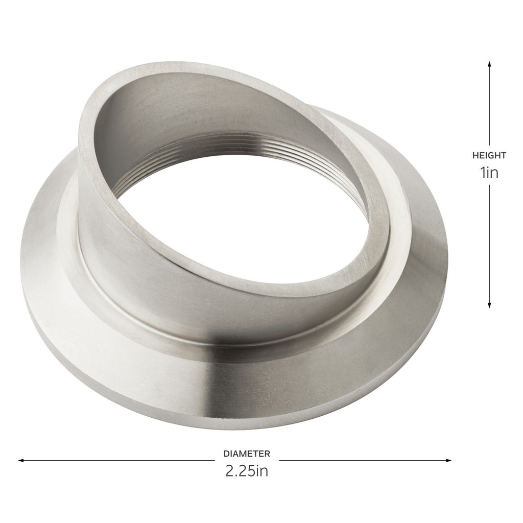 KICHLER 16142SS Mini All-Purpose Cowl Accessory Stainless Steel