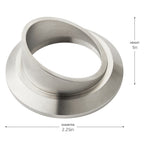 KICHLER 16142SS Mini All-Purpose Cowl Accessory Stainless Steel