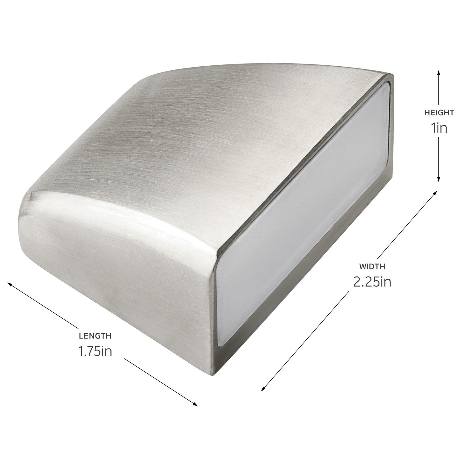 KICHLER 16143SS Mini All-Purpose Side Fire Accessory Stainless Steel