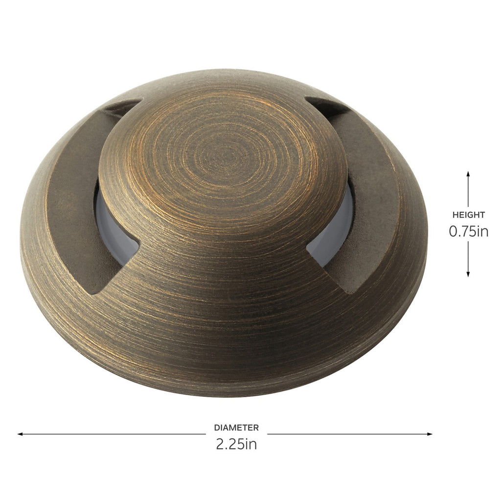 KICHLER 16144CBR Mini All-Purpose Two Way Top Accessory Centennial Brass