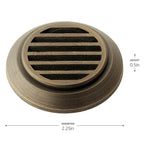 KICHLER 16146CBR Mini All-Purpose Louver Centennial Brass