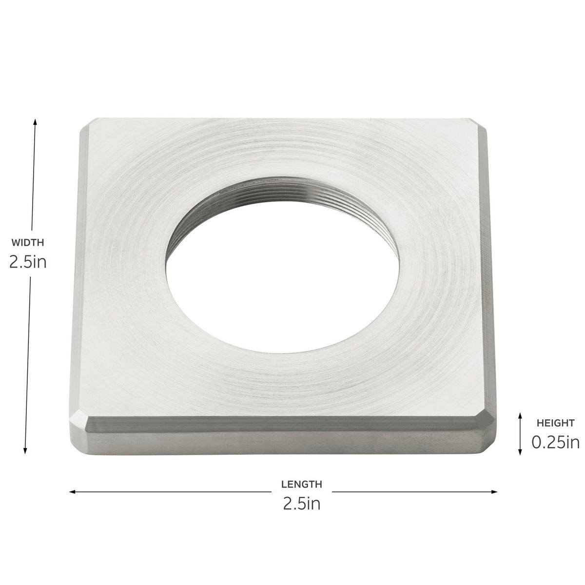 KICHLER 16147SS Mini All-Purpose Square Accessory Stainless Steel