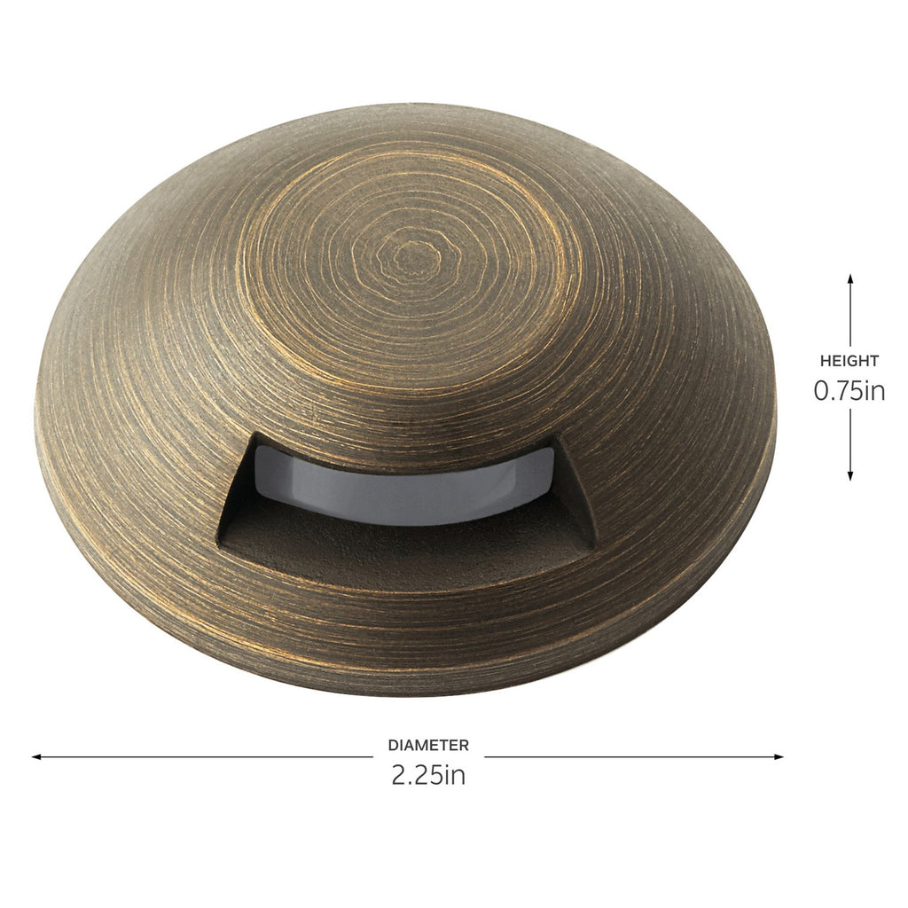 KICHLER 16148CBR Mini All-Purpose One Way Top Accessory Centennial Brass