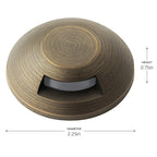 KICHLER 16148CBR Mini All-Purpose One Way Top Accessory Centennial Brass