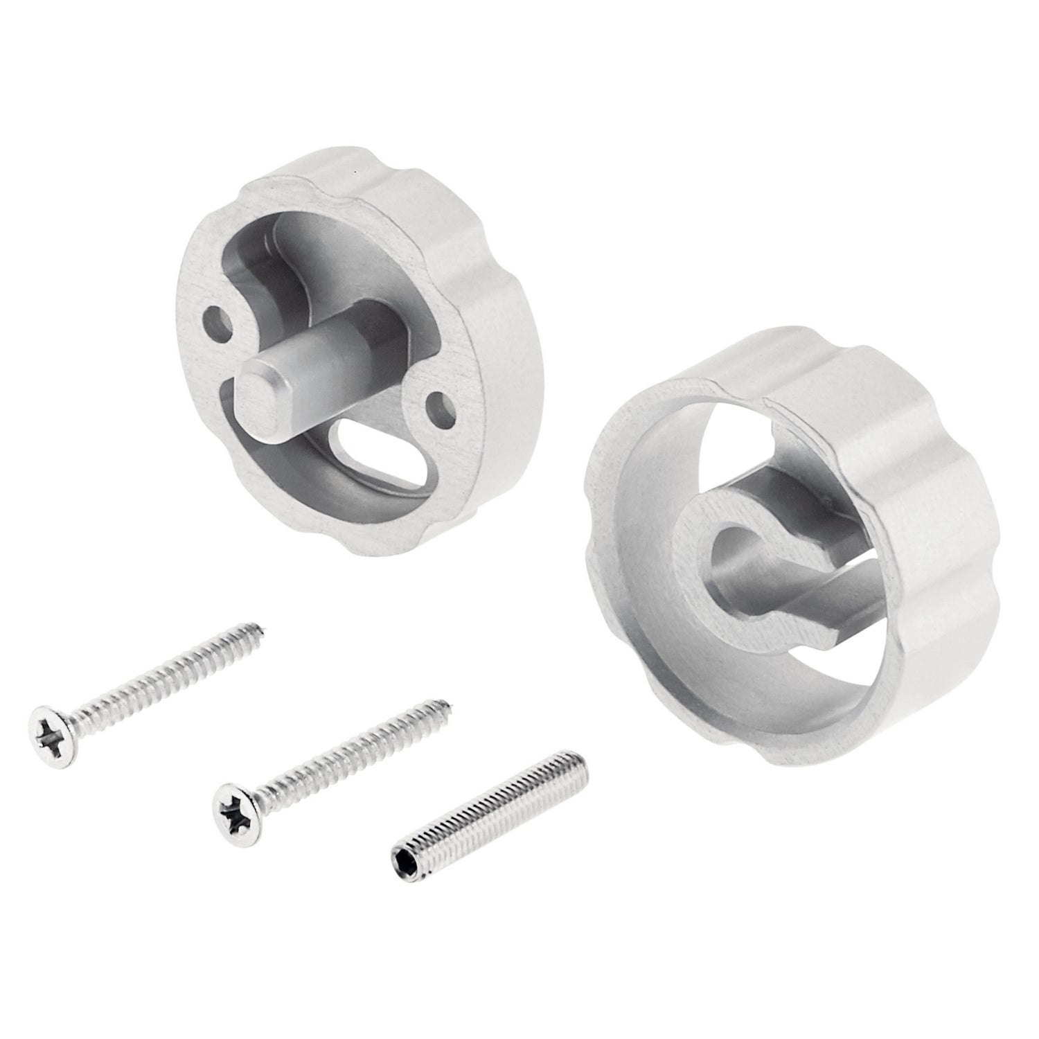 KICHLER 1Tea1Rdsfbaesil Ils Te Series Beam End Cap Pair Silver