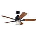 KICHLER 310239DBK Lyndon Patio Led 3000K 52" Fan Distressed Black