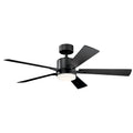 KICHLER 330000SBK Lucian Led 3000K 52"" Fan Satin Black
