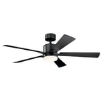 KICHLER 330000SBK Lucian Led 3000K 52"" Fan Satin Black