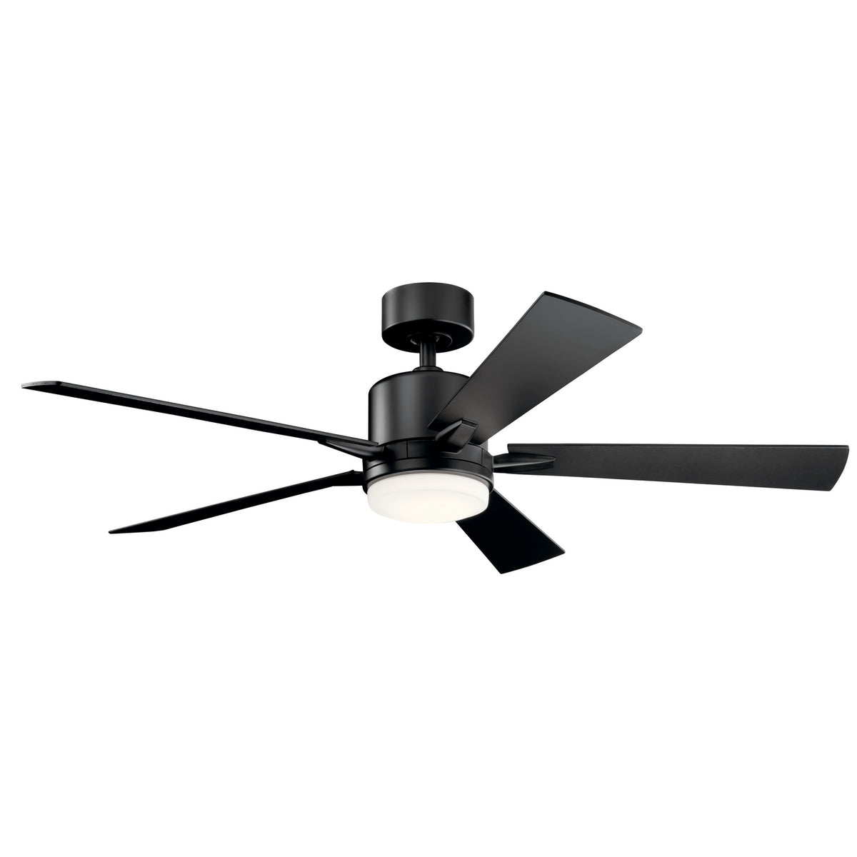KICHLER 330000SBK Lucian Led 3000K 52"" Fan Satin Black