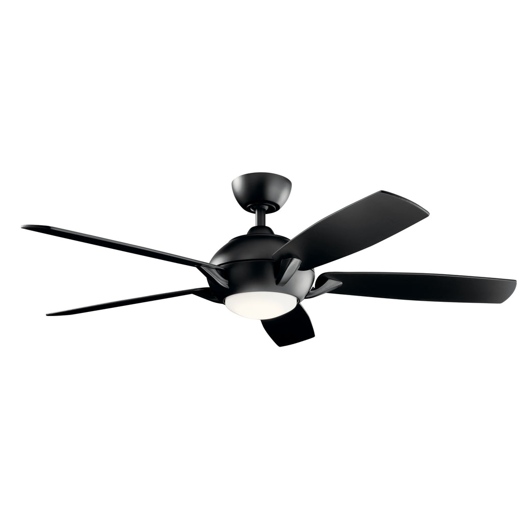 KICHLER 330001SBK Geno Led 3000K 54" Fan Satin Black
