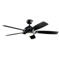 KICHLER 330001SBK Geno Led 3000K 54" Fan Satin Black