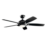 KICHLER 330001SBK Geno Led 3000K 54" Fan Satin Black