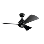 KICHLER 330151SBK Sola Led 3000K 44" Fan Satin Black