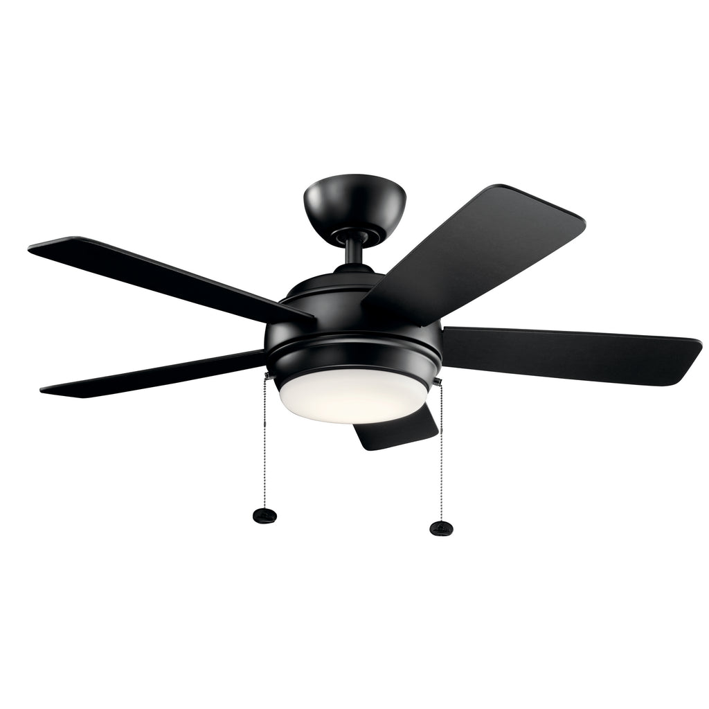 KICHLER 330171SBK Starkk Led 3000K 42" Fan Satin Black