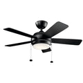 KICHLER 330171SBK Starkk Led 3000K 42" Fan Satin Black