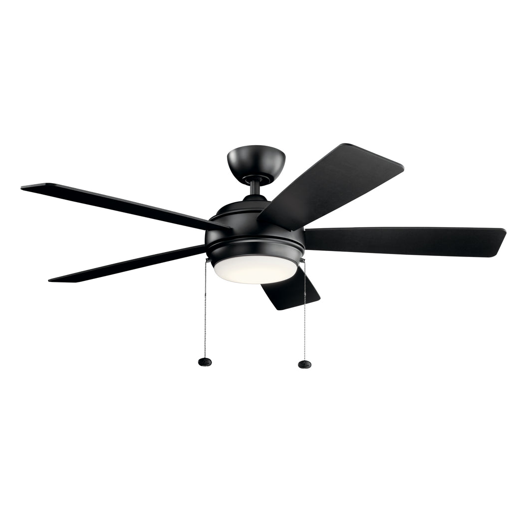 KICHLER 330174SBK Starkk Led 3000K 52" Fan Satin Black