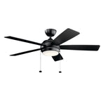 KICHLER 330174SBK Starkk Led 3000K 52" Fan Satin Black