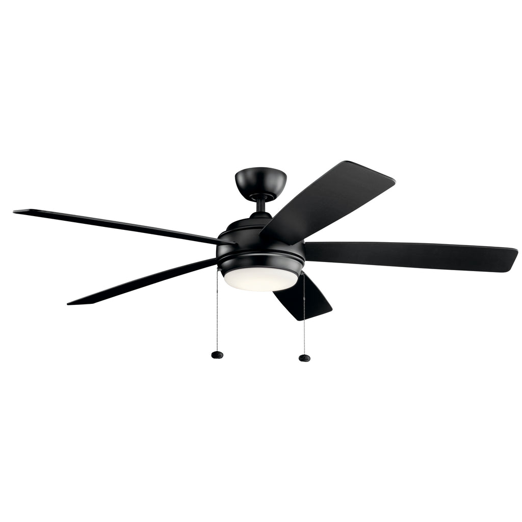 KICHLER 330180SBK Starkk Led 3000K 60" Fan Satin Black