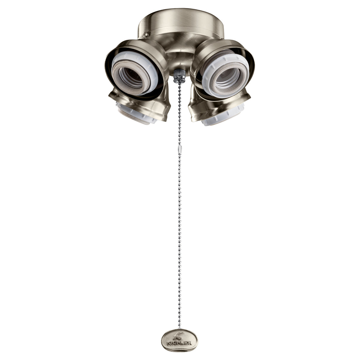 KICHLER 350210BSS 4 Light LED Turtle Fitter Brushed Stainless Steel