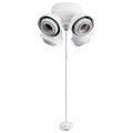 KICHLER 350210MWH 4 Light LED Turtle Fitter Matte White