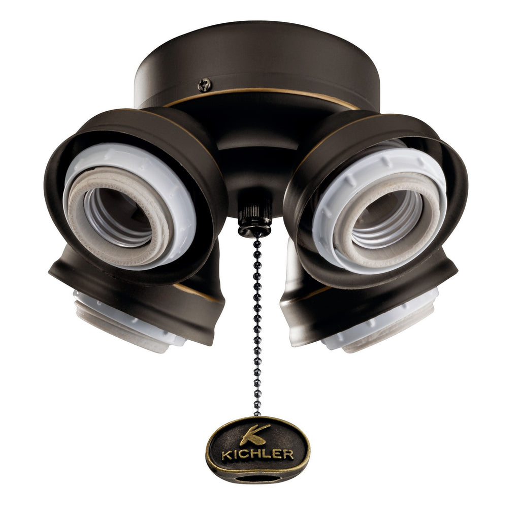 KICHLER 350210OZ 4 Light LED Turtle Fitter Olde Bronze