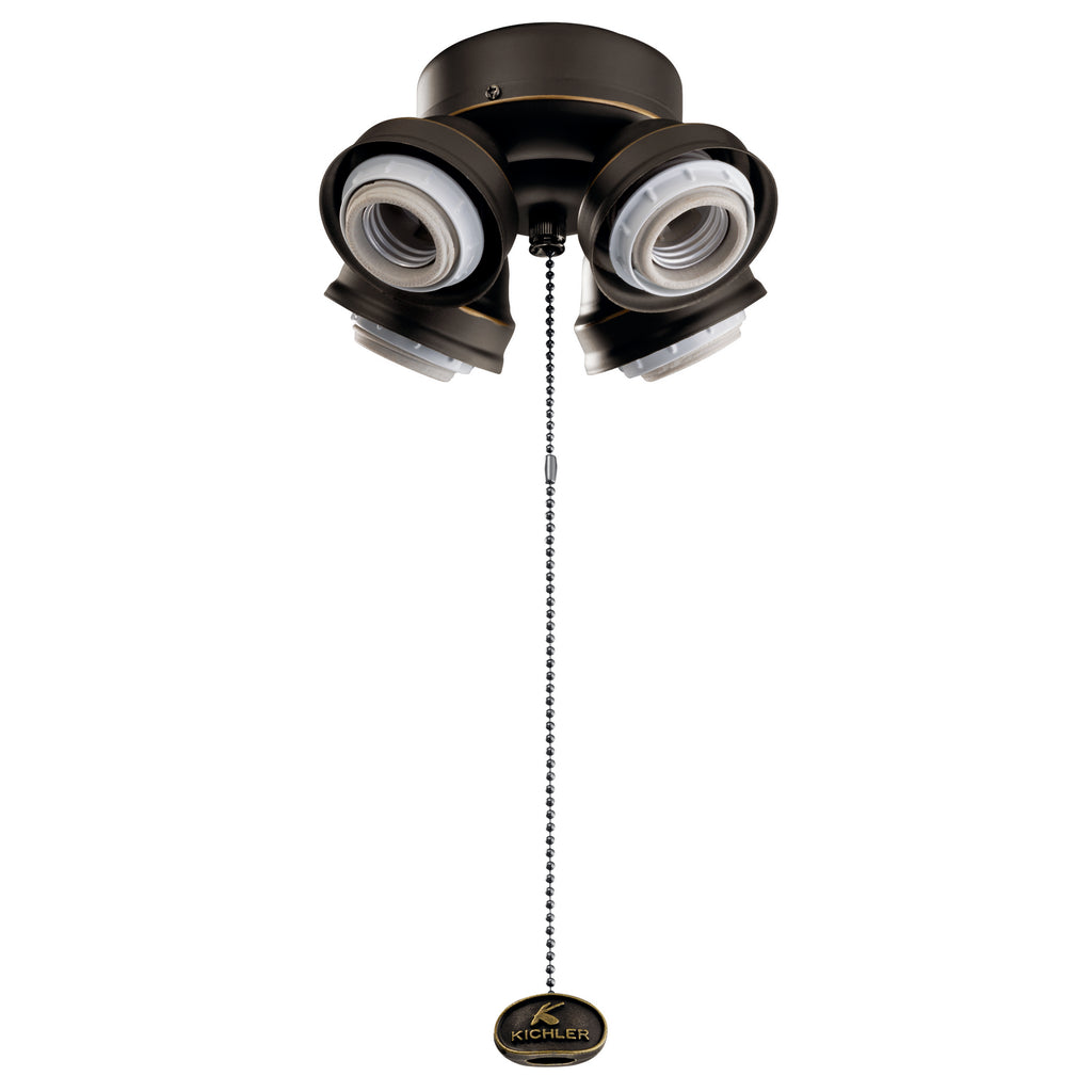 KICHLER 350210OZ 4 Light LED Turtle Fitter Olde Bronze