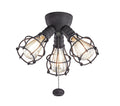 KICHLER 380041DBK LED Industrial 3 Light Fixture Distressed Black