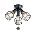 KICHLER 380041SBK LED Industrial 3 Light Fixture Satin Black