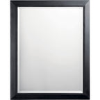 KICHLER 41011BK Classic Rectangular Mirror Black